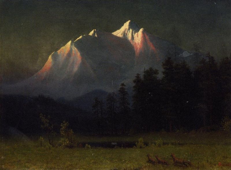 Albert Bierstadt Western Landscape
